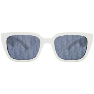 Blue Logo Square Sunglasses DIOR B27 S2I 50B8