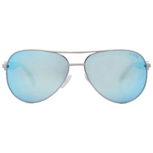 Blue Mirror Pilot Sunglasses GU7295 06X