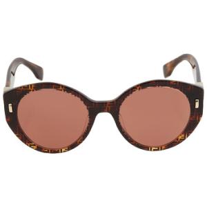 Bordeaux Oval Sunglasses FE40037U 55S