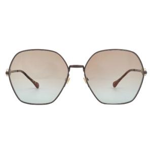 Brown Geometric Sunglasses GG1335S 004