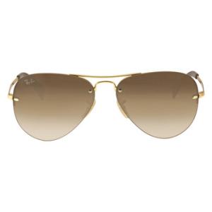 Brown Gradient Aviator Sunglasses RB3449 00113
