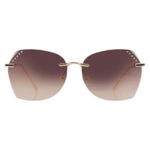 Brown Gradient Butterfly Sunglasses GF0384 32F