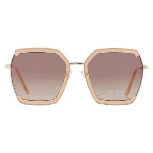 Brown Gradient Butterfly Sunglasses GF0418 57F