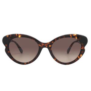 Brown Gradient Cat Eye Sunglasses ELINAGS 0086HA