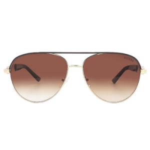 Brown Gradient Pilot Sunglasses GF0287 32F