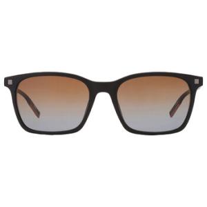 Brown Gradient Rectangular Sunglasses EZ0181 02F