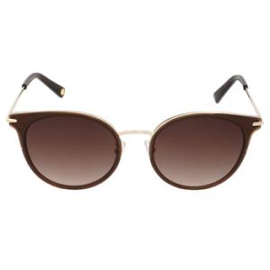 Brown Gradient Round Sunglasses BL 6089K 2