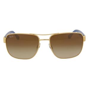 Brown Gradient Square Mens Sunglasses RB3530 00113