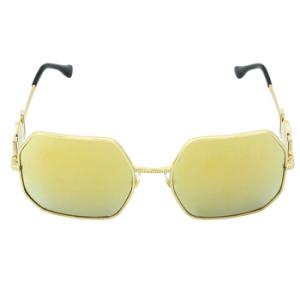 Brown Mirror Gold Irregular Sunglasses VE2248 10027P