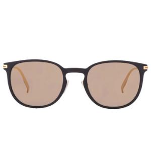 Brown Mirror Square Sunglasses EZ0136 02G