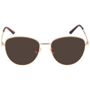 Brown Oval Unisex Sunglasses MSS 7080 A60