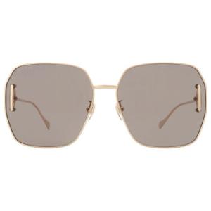 Brown Oversized Sunglasses GG1207SA 005