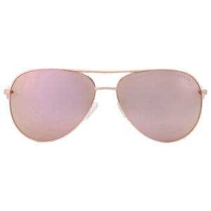 Brown Pink Mirror Pilot Sunglasses GU7295 28G