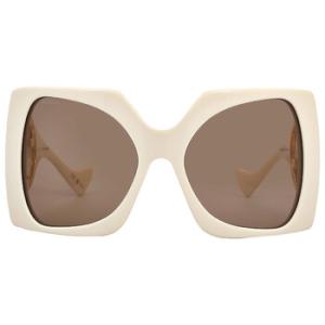 Brown Wrap Sunglasses GG1255S 002