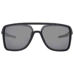 Castel Prizm Black Polarized Rectangular Sunglasses OO9147 914702