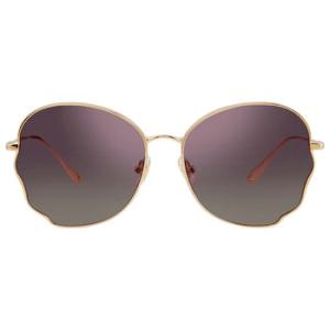 Chloe Purple Gradient Irregular Sunglasses BL7105 A60