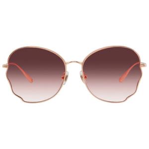 Chloe Red Gradient Irregular Sunglasses BL7105 A32