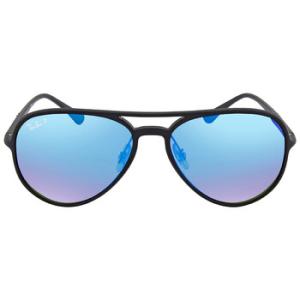 Chromance Blue Gradient Mirror Aviator Sunglasses RB4320CH 601SA1