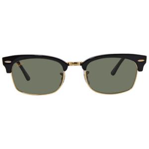 Clubmaster Square Legend Gold Green Sunglasses RB3916 130331