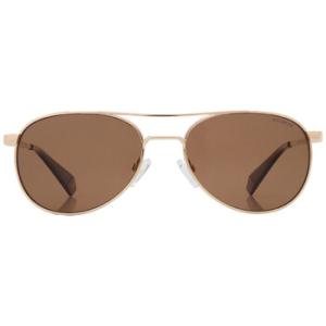 Polarized Bronze Pilot Sunglasses PLD 6070SX 0J5GSP