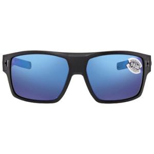 DIEGO Blue Mirror Polarized Glass Sunglasses DGO 11 OBMGLP