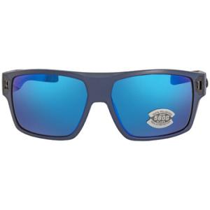 DIEGO Blue Mirror Polarized Glass Sunglasses DGO 14 OBMGLP