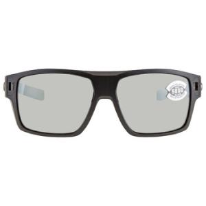 DIEGO Gray Silver Mirror Polarized Glass Sunglasses DGO 11 OSGGLP