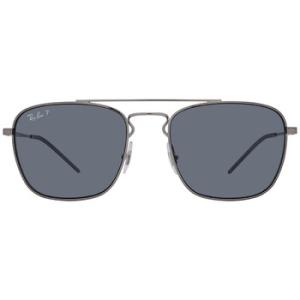Dark Blue Polarized Square Sunglasses RB3588 92492V