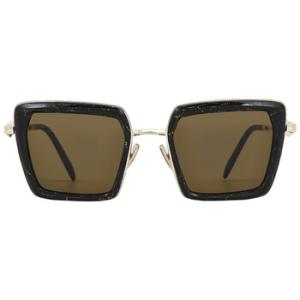Dark Brown Butterfly Sunglasses PR 55ZS 19D01T