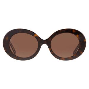 Dark Brown Oval Sunglasses DG4448F 321773
