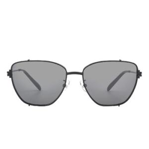 Dark Grey Flash Silver Mirror Cat Eye Sunglasses TY6105 32826V