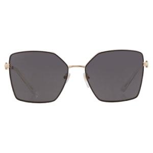 Dark Grey Geometric Sunglasses BV6175 202387