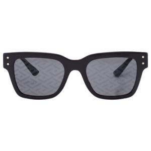 Dark Grey Monogram Blue Square Sunglasses VE4421 GB1F