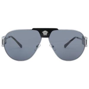 Dark Grey Pilot Mens Sunglasses VE2252 100187