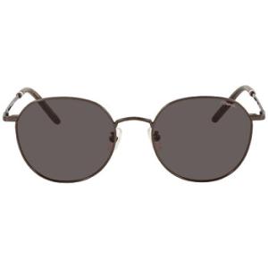 Dark Grey Round Sunglasses DP 6662 1