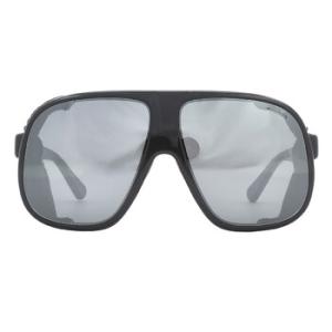 Diffractor Smoke Silver Flash Oversized Unisex Sunglasses ML0206 05C