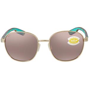 EGRET Copper Silver Mirror Polarized Polycarbonate Ladies Sunglasses EGR 296 OSCP