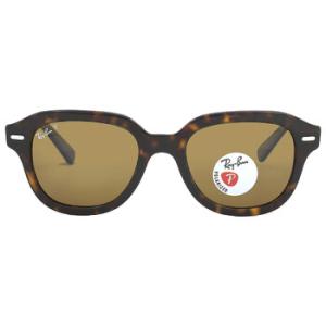 Erik Polarized Brown Square Sunglasses RB4398 90257