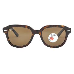 Erik Polarized Brown Square Sunglasses RB4398 90257