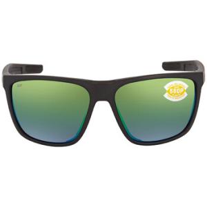 Ferg XL Green Mirror Polarized Rectangular Sunglasses 6S9012 901206