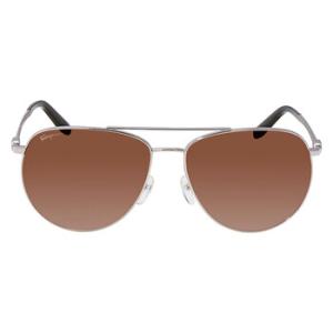 Ferragamo Brown Pilot Sunglasses SF157S 045