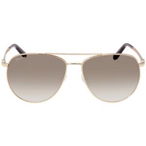 Ferragamo Grey Gradient Pilot Sunglasses SF157S 717