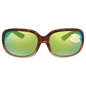 GANNET Green Mirror Polarized Polycarbonate Sunglasses GNT 120 OGMP