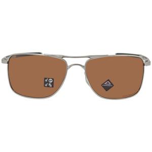 Gauge 8 Prizm Tungsten Polarized Rectangular Sunglasses OO4124 412409