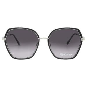 Gradient Smoke Butterfly Sunglasses SE6154 01B