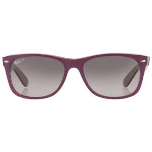 Gray Gradient Polarized Square Sunglasses RB2132 6606M3