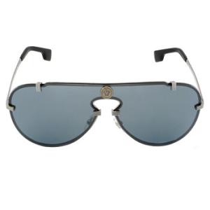 Gray Mirrored Black Shield Sunglasses VE2243 10016G