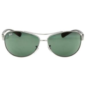 Green Aviator Sunglasses RB3386 00471