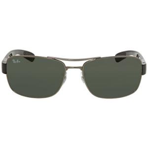 Green Classic Rectangular Sunglasses RB3522 00471