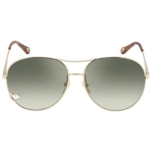 Green Gradient Pilot Ladies Sunglasses CH0028S 003